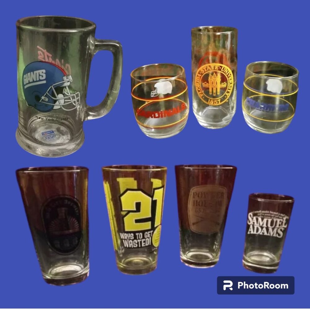 Beer glass Sports team glass collection